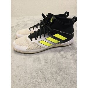 Adidas Ace Tango Soccer Shoes Mens 12 White/Solar Yellow Athletic‎